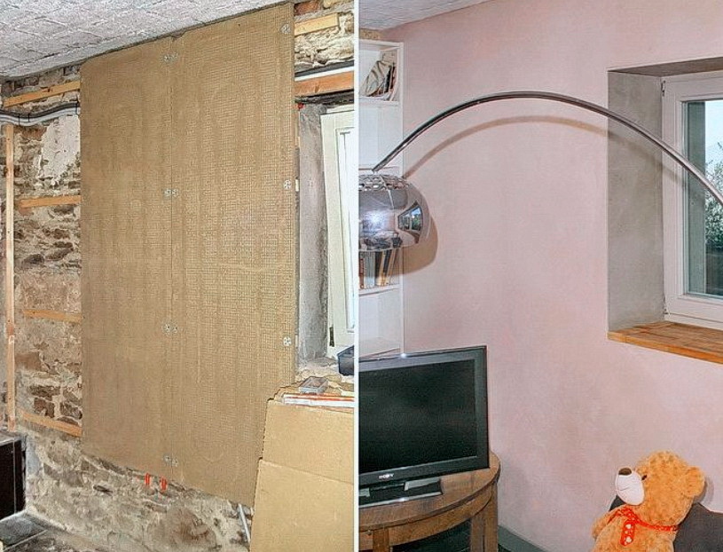 Casa con oficina | pared radiante pared radiante